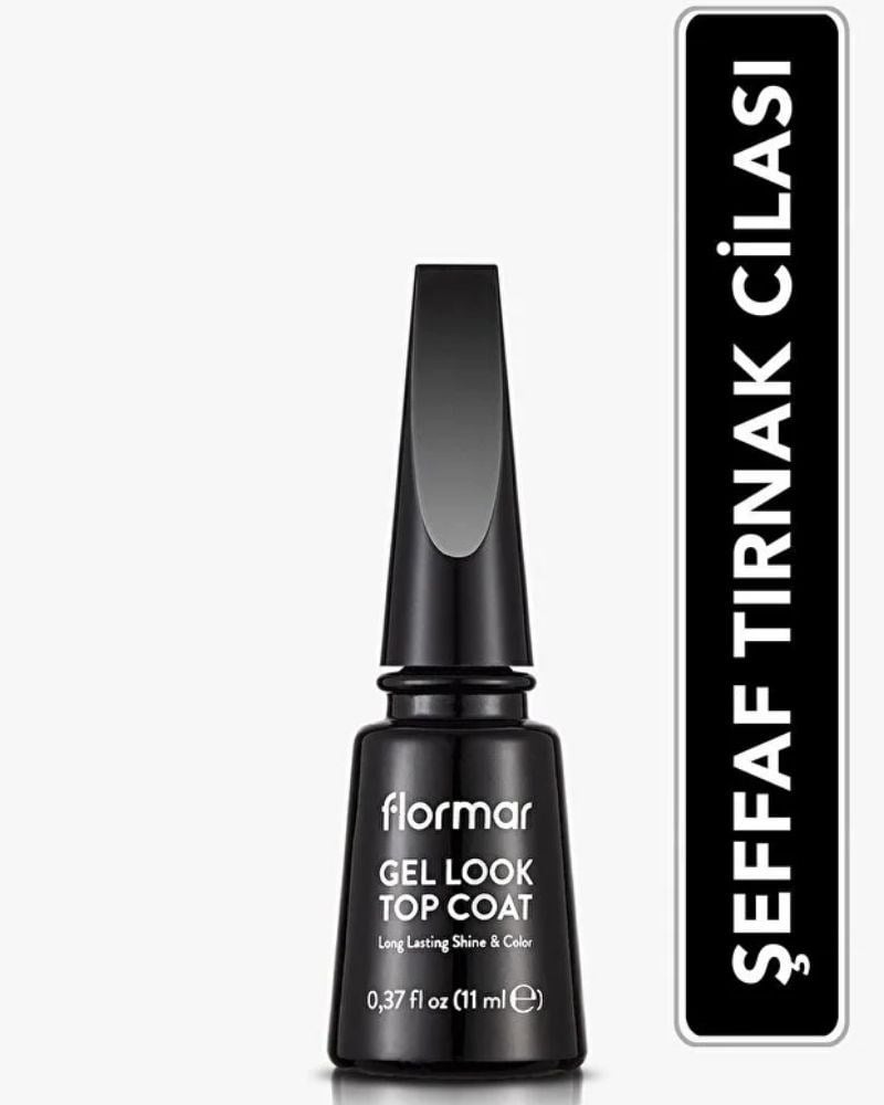 Flormar Jel Görünüm Veren Son Kat Tırnak Cilası - Gel Look Top Coat - 000
