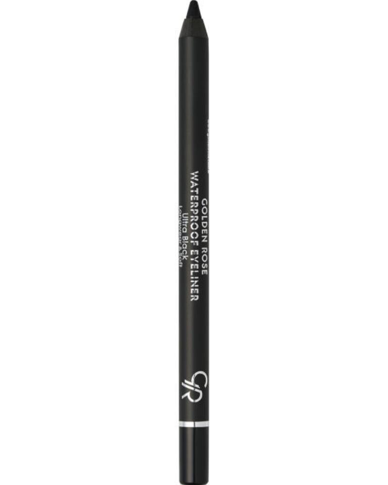 Golden Rose Waterproof Eyeliner Longwear & Soft Ultra Black - Ekstra Siyah Göz Kalemi - 8691190069469