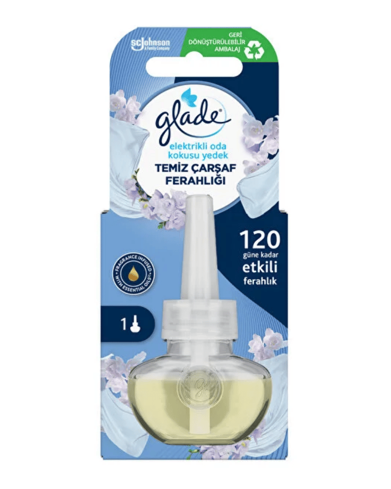 Glade Elektrikli Oda Kokusu Yedek Temiz Çarşaf Ferahlığı