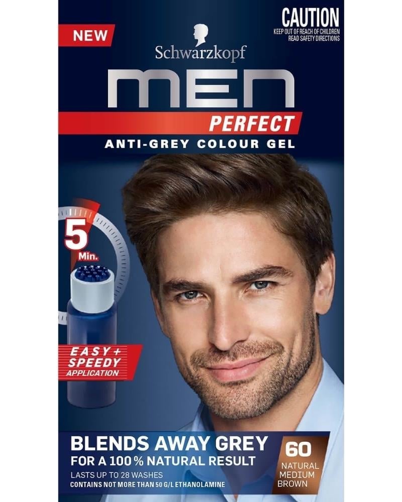 SCHWARZKOPF MEN PERFECT Schwarzkopf Men Beyaz Renk Kırıcı Saç Boyası 600 Kahve