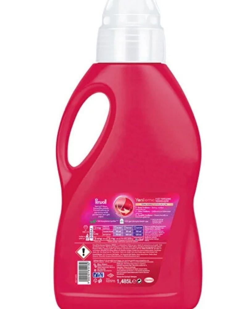 Perwoll Çamaşır Deterjanı Sıvı Yenileme Renkliler 1.485 Lt