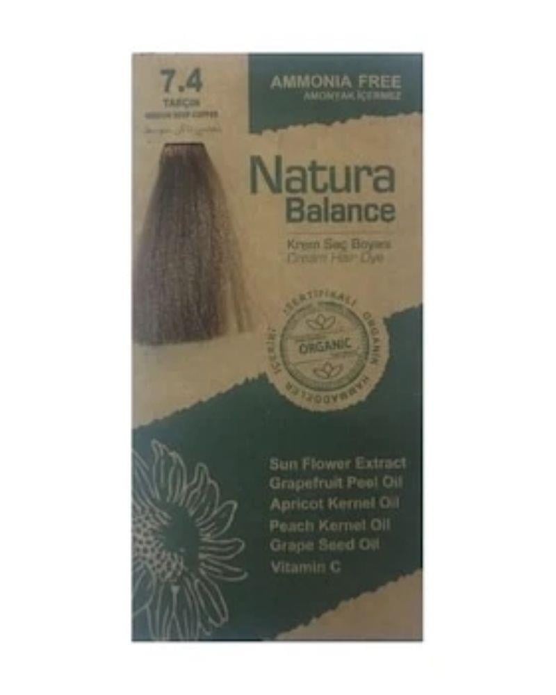 Natura Balance Saç Boyası 7.4 Tarçın