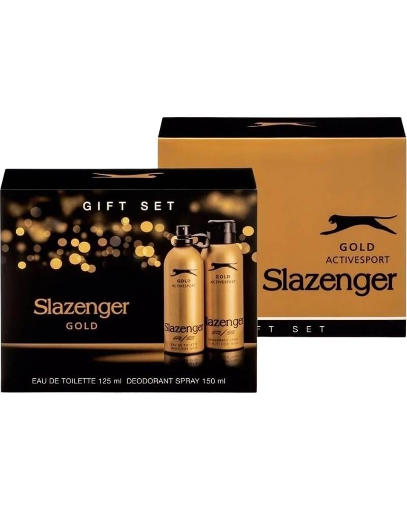 Slazenger Parfüm Gold Edt 125 ml 150 ml Erkek Deodorant Set