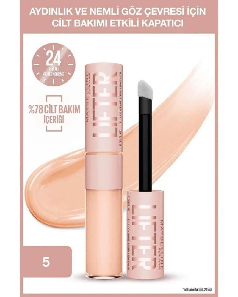 Maybelline New York Lifter Kafein ve Peptitler İçeren Nemlendiren ve Aydınlatan Kapatıcı - 05