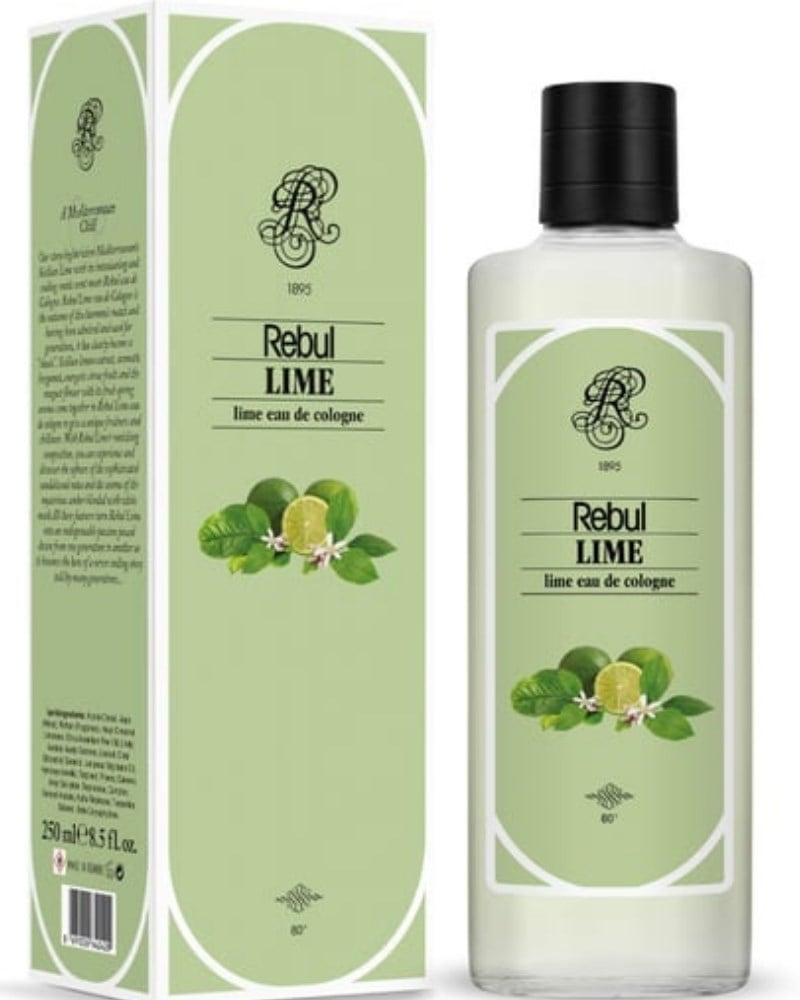 Rebul Lime EDC Kolonya 250 ml Cam Şişe