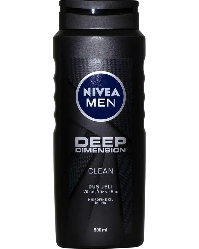 NIVEA Men Deep Dimension Duş Jeli 500ml