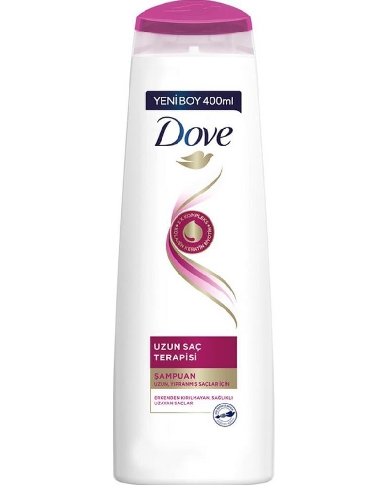 Dove Saç Bakım Şampuanı Uzun Saç Terapisi Uzun Yıpranmış Saçlar Için 400 Ml