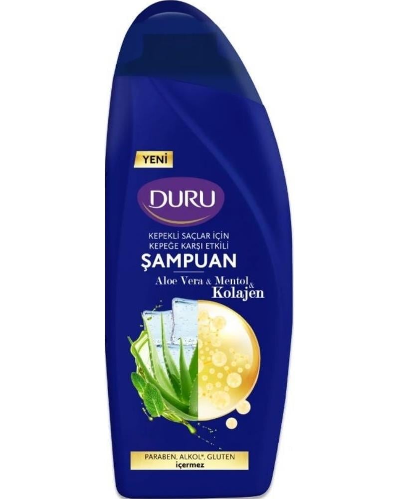 Duru Şampuan Kolajen Aleovera Mentol 500 Ml