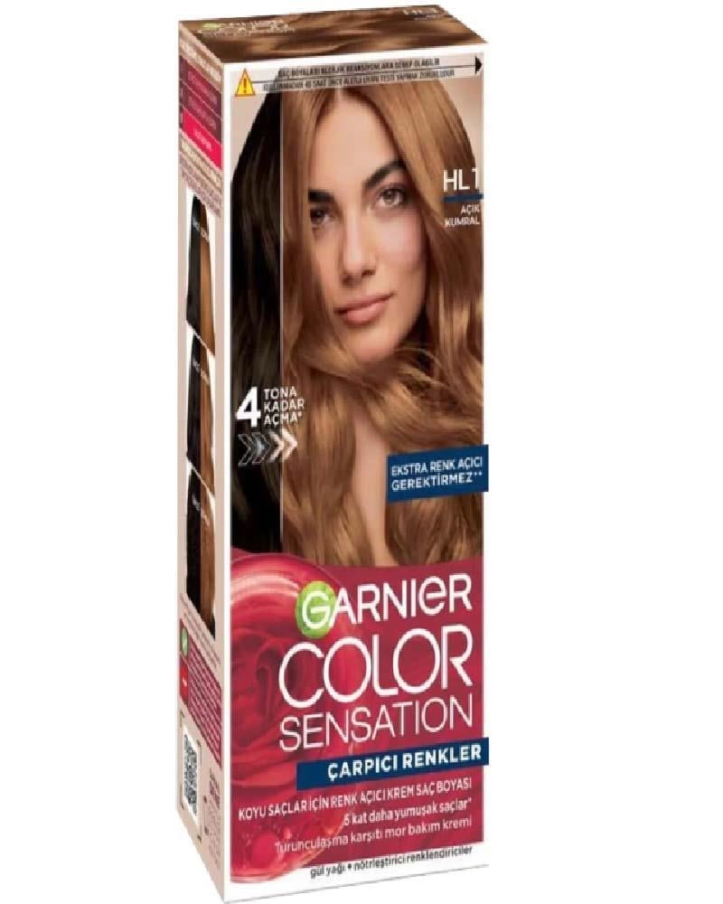 Garnier Çarpıcı Renkler Yoğun Kalıcı Saç Boyası No: HL1 Açık Kumral