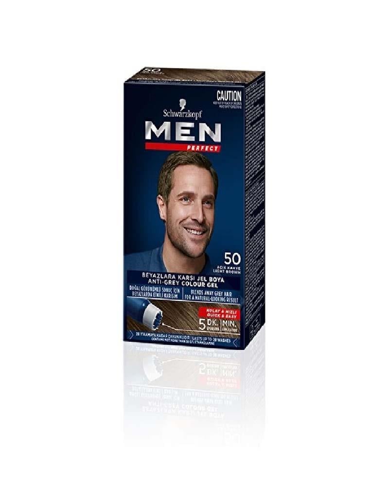 Men Perfect Perfect Erkek No:50 Açık Kahve Saç Boyası