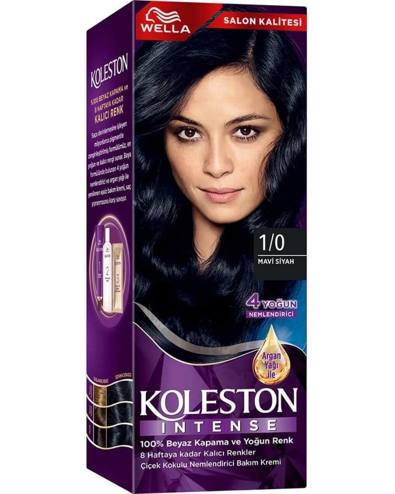 Wella Koleston Intense 1/0 Mavi Siyah