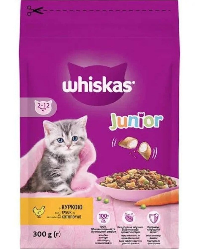 Whiskas Tavuklu Yavru Kuru Kedi Maması 300 gr