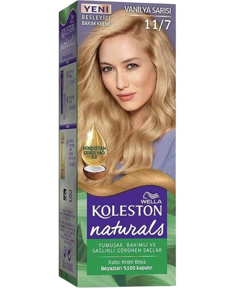Wella Koleston Naturals Saç Boyası 11/7 Vanilya Sarısı
