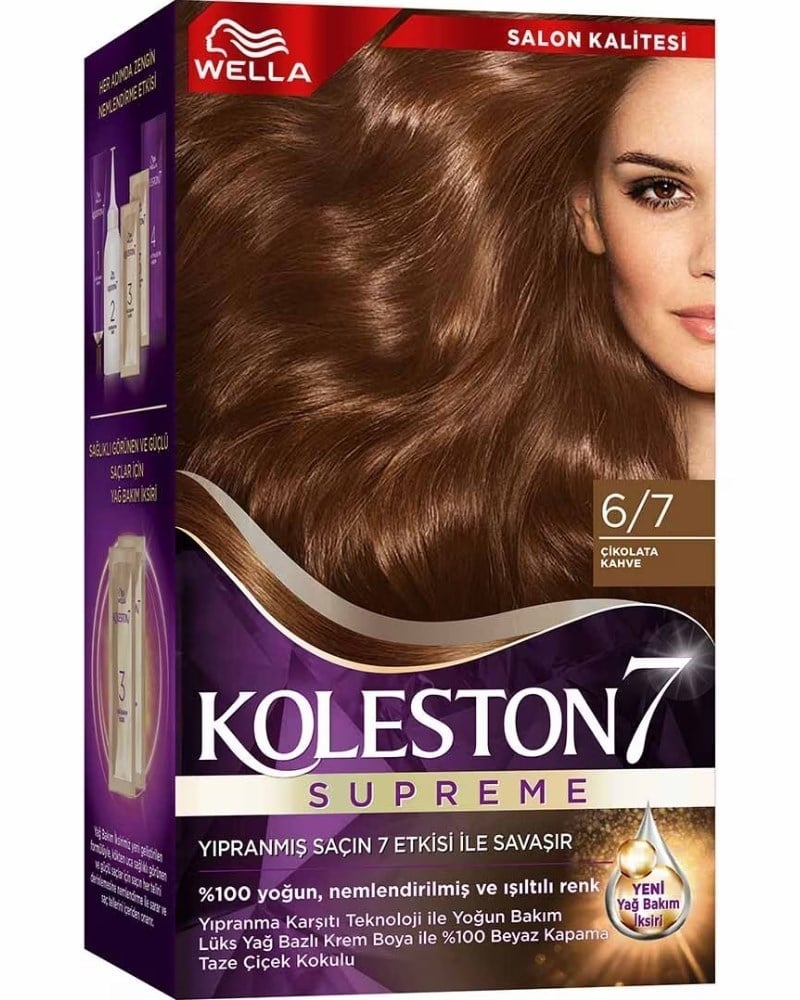 Koleston Wella Supreme Saç Boyası 6/7 Çikolata Kahve
