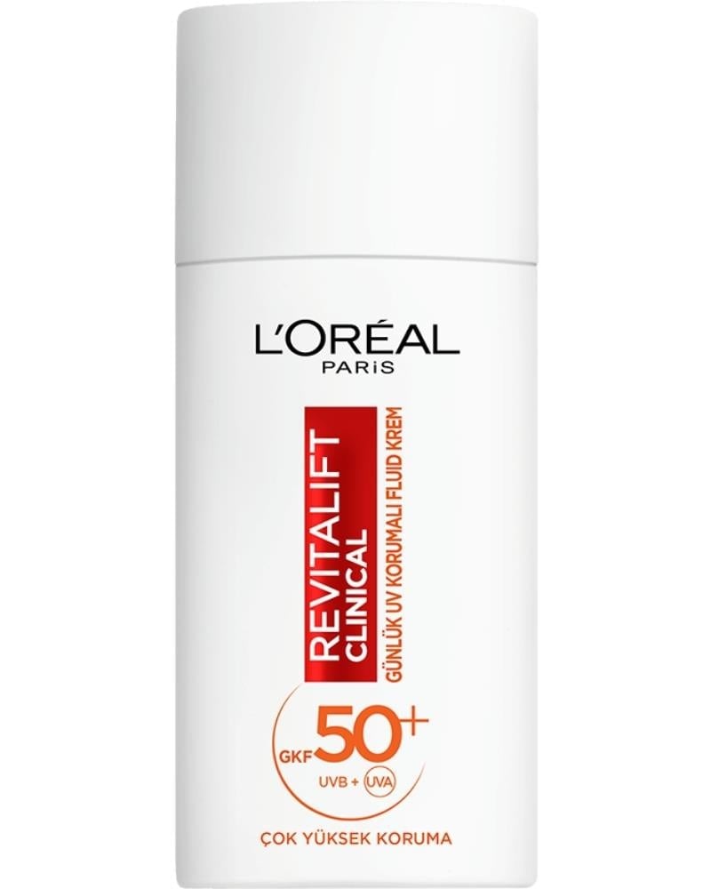 L'Oreal Paris Revitalift Clinical Spf 50+ Günlük Yüksek Uv Korumalı Yüz Güneş Kremi 50ml