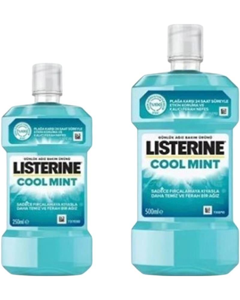 Listerine Cool Mint Ağız Bakım Suyu 500+250 ml