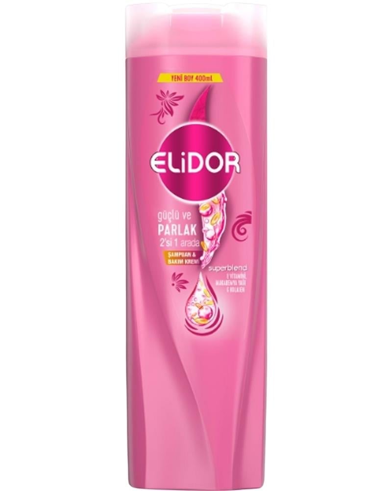 Elidor Güçlü Ve Parlak 2si 1 Arada Şampuan & Bakım Kremi 400ml