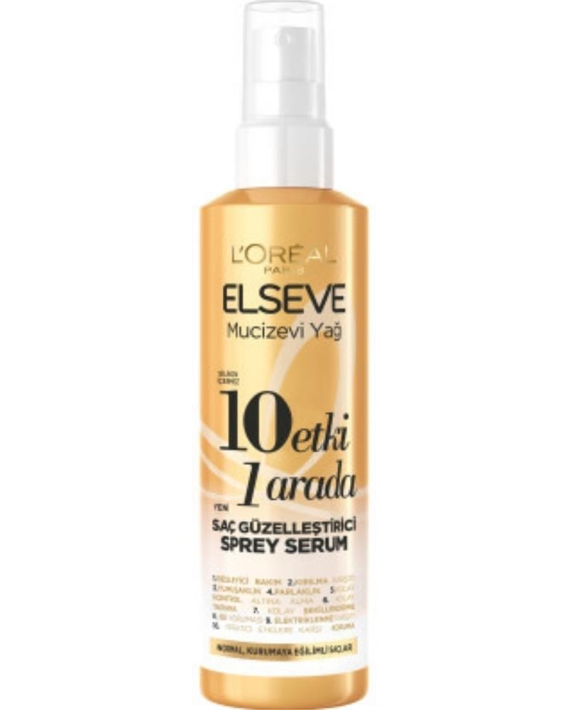 ELSEVE Mucizevi Yağ 10 Etki 1 Arada Saç Güzelleştirici Sprey Serum 150 Ml