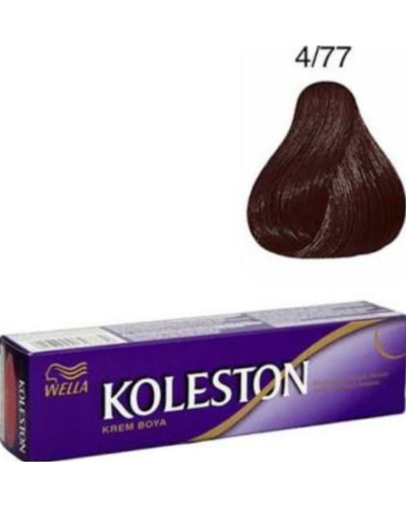 Wella Koleston Single Tüp Boya 4/77 Kadife Kahve