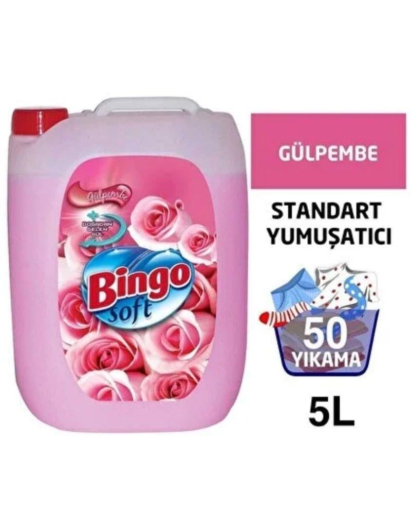 Bingo Soft Gülpembe Yumuşatıcı 5 L