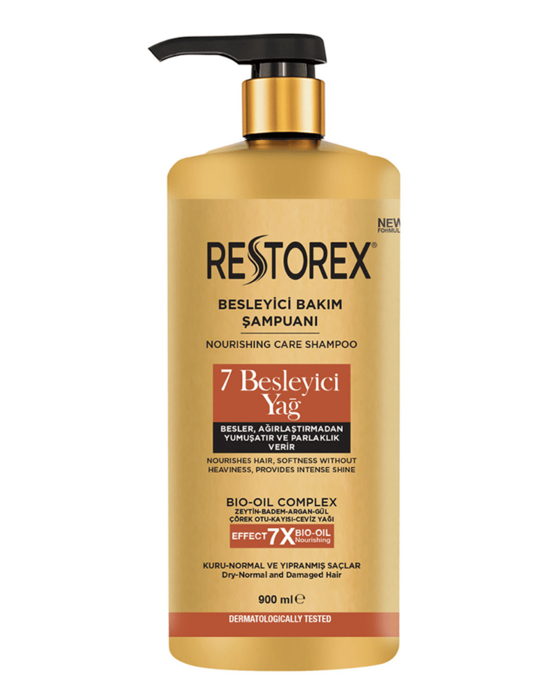 Restorex 7 Besleyici Yağ Saç Bakım Şampuanı 900 ml