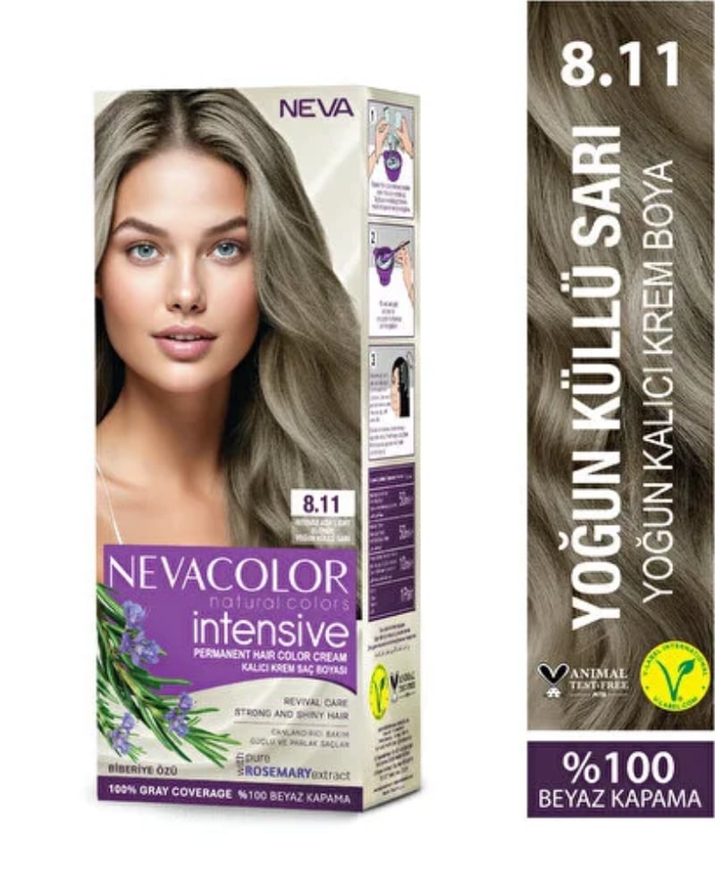 Neva Color INTENSIVE 8.11 Yoğun Küllü Sarı