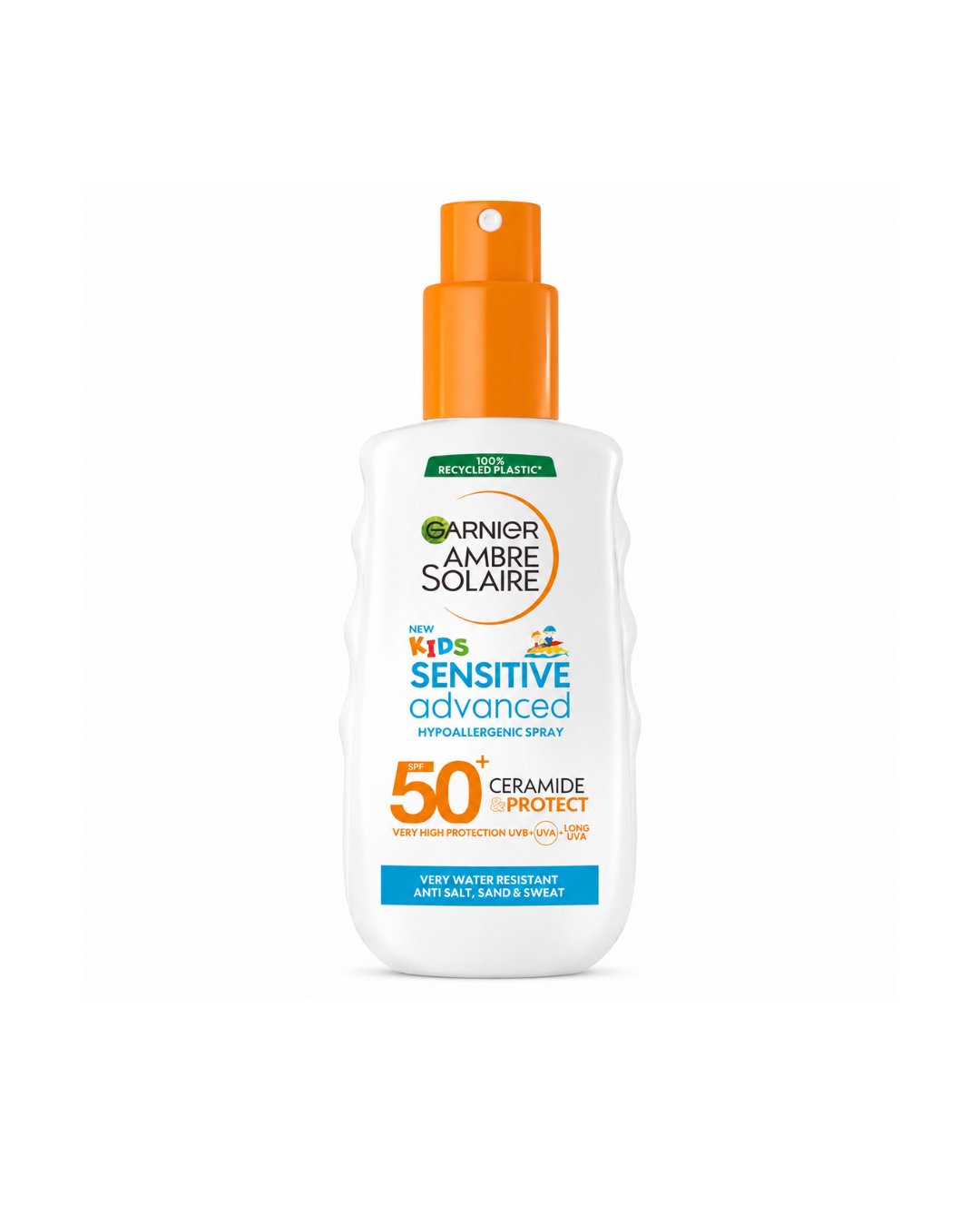 Garnier Ambre Solaire Kids Sensitive Advanced SPF 50 + Çocuk Güneş Spreyi 150ml
