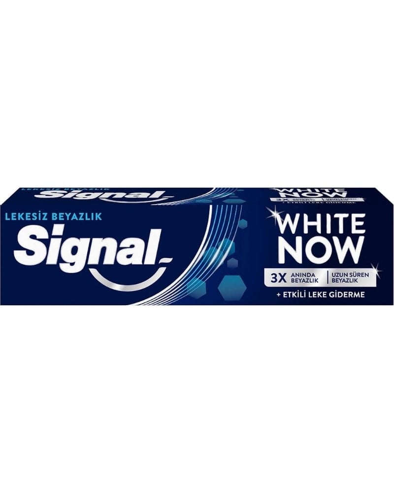 Signal White Now Leke Karşıtı Kahve Ve Sigara Içenler Için Beyazlatıcı Diş Macunu 75 ml