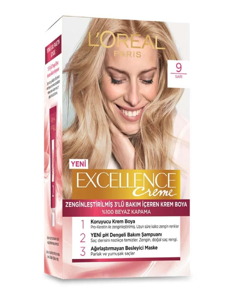 Excellence Creme Saç Boyası Sarı 9