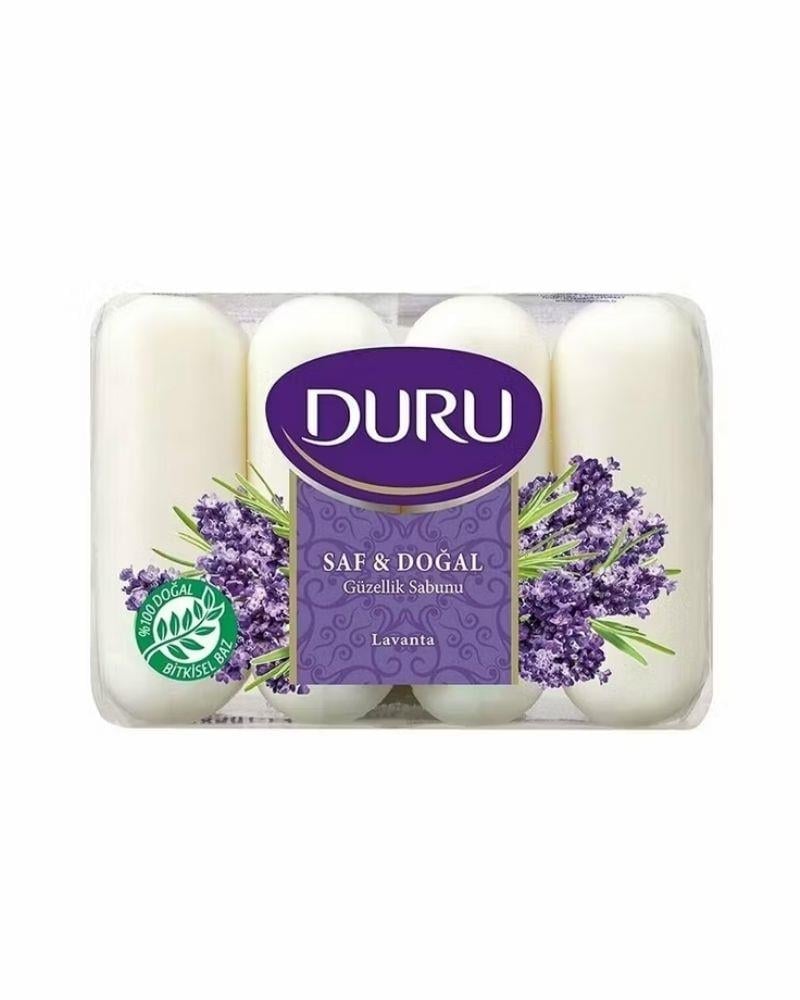 DURU SABUN SAF&DOĞAL 4X70GR LAVANTA