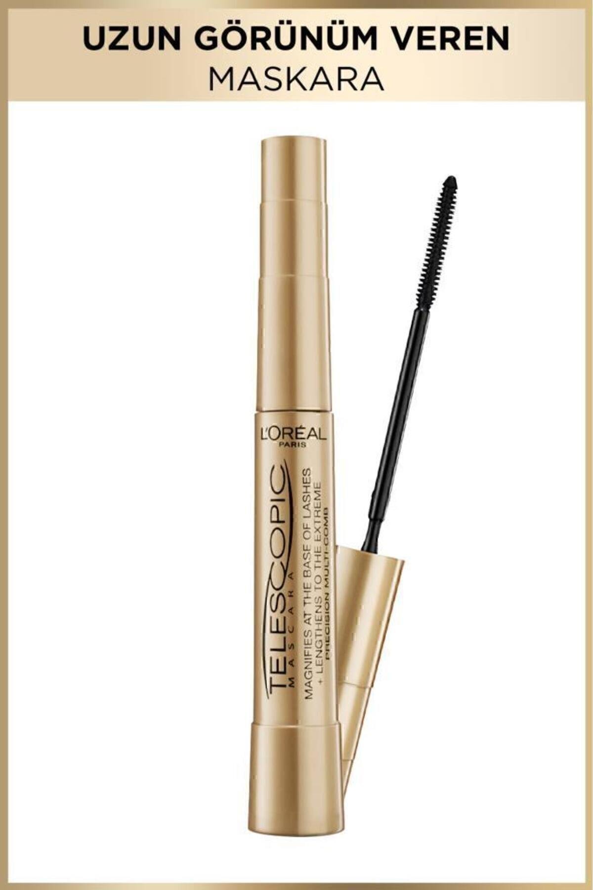 L'Oreal Paris Telescopic Siyah Uzun Görünüm Veren Maskara