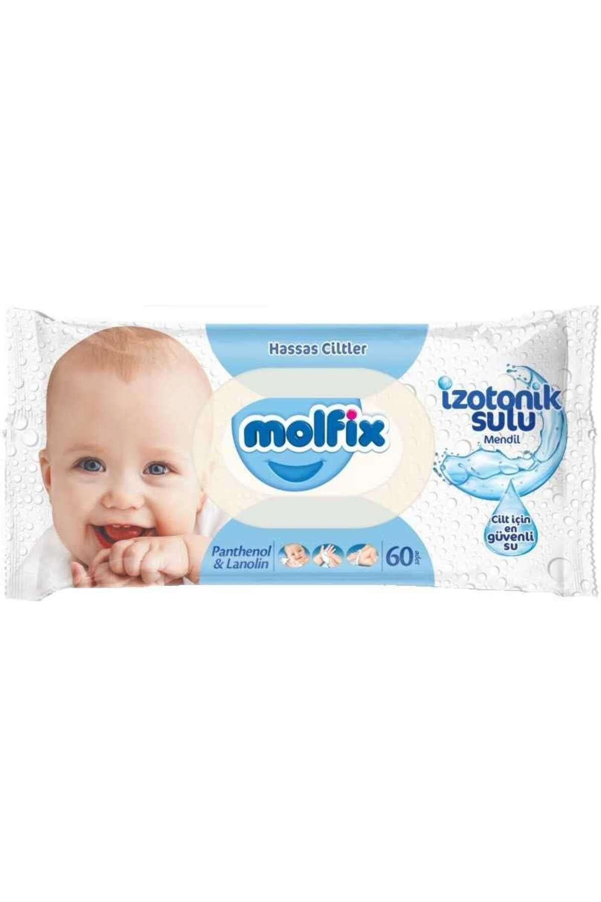 Molfix Izotonik Hassas Ciltler Tekli Paket 60 Yaprak Islak Havlu