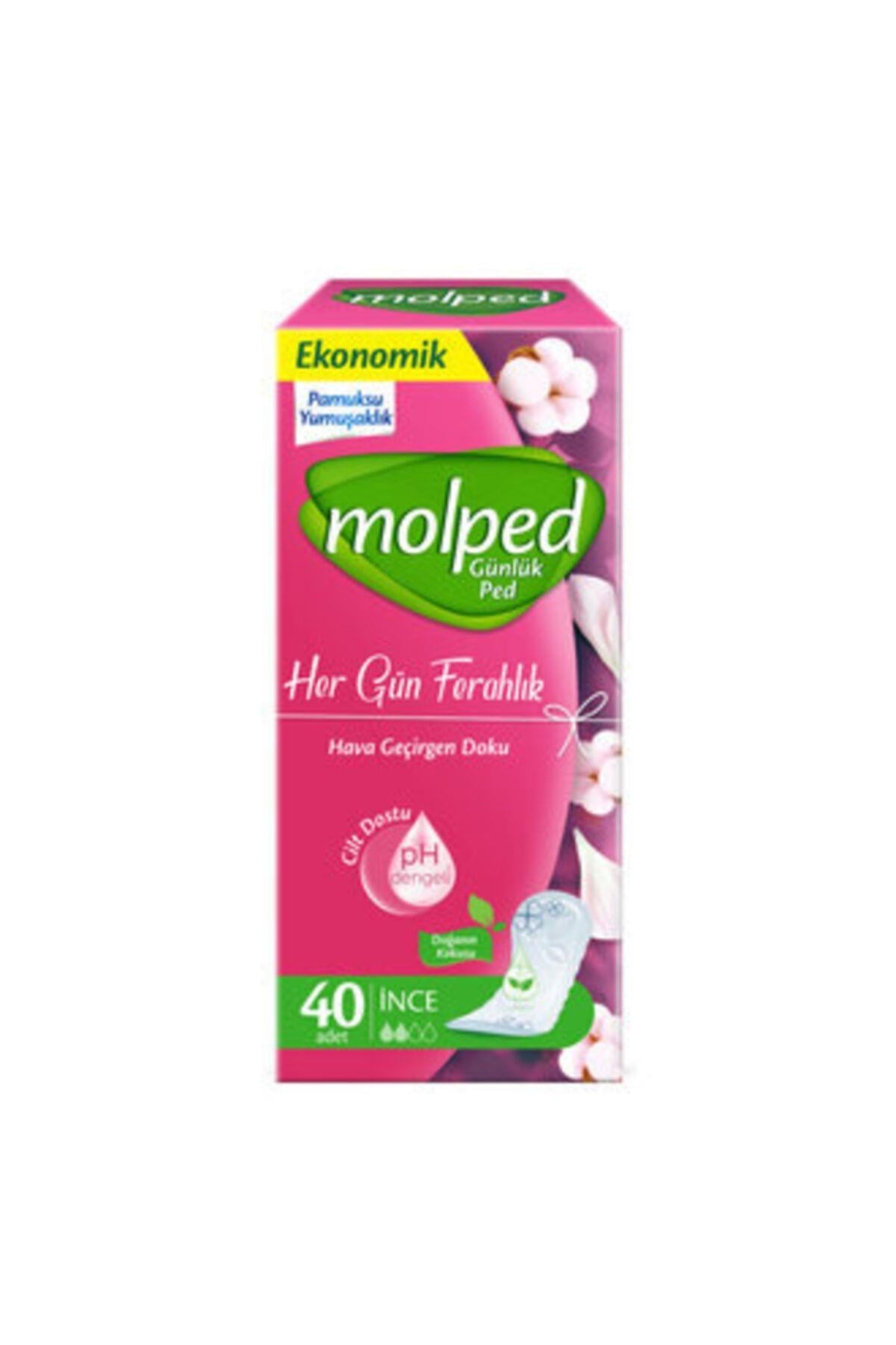Molped Her Gün Ferahlık Günlük Ped 40'lı Deo