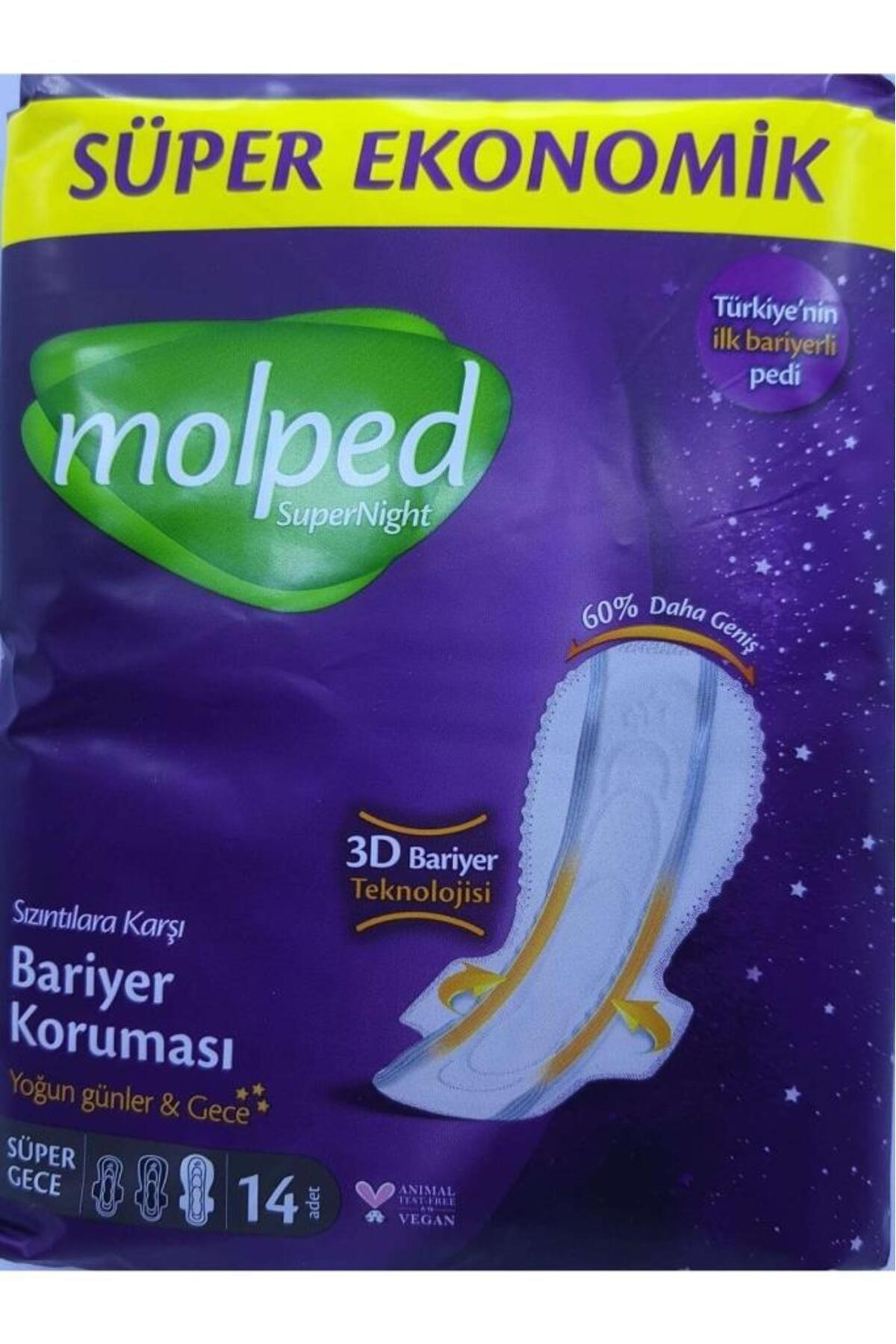 Molped Süpernight Ped Süper Gece Süper Eko 14lü