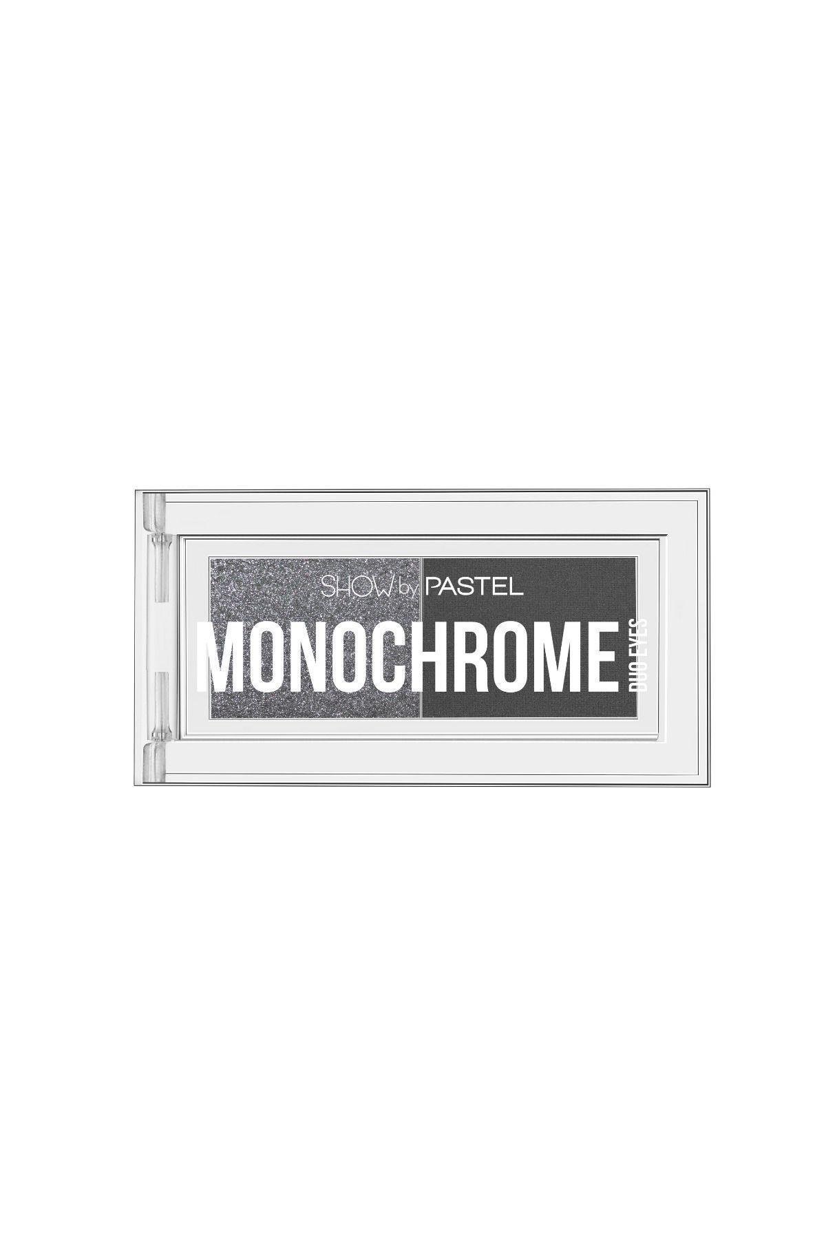 Show by Pastel Monochrome Duo Eyes - Ikili Far Paleti 32 Blackout