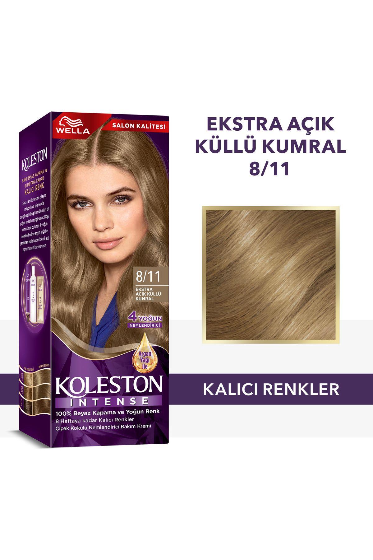 Wella Koleston Intense 8/11 Ekstra Açık Küllü Kumral
