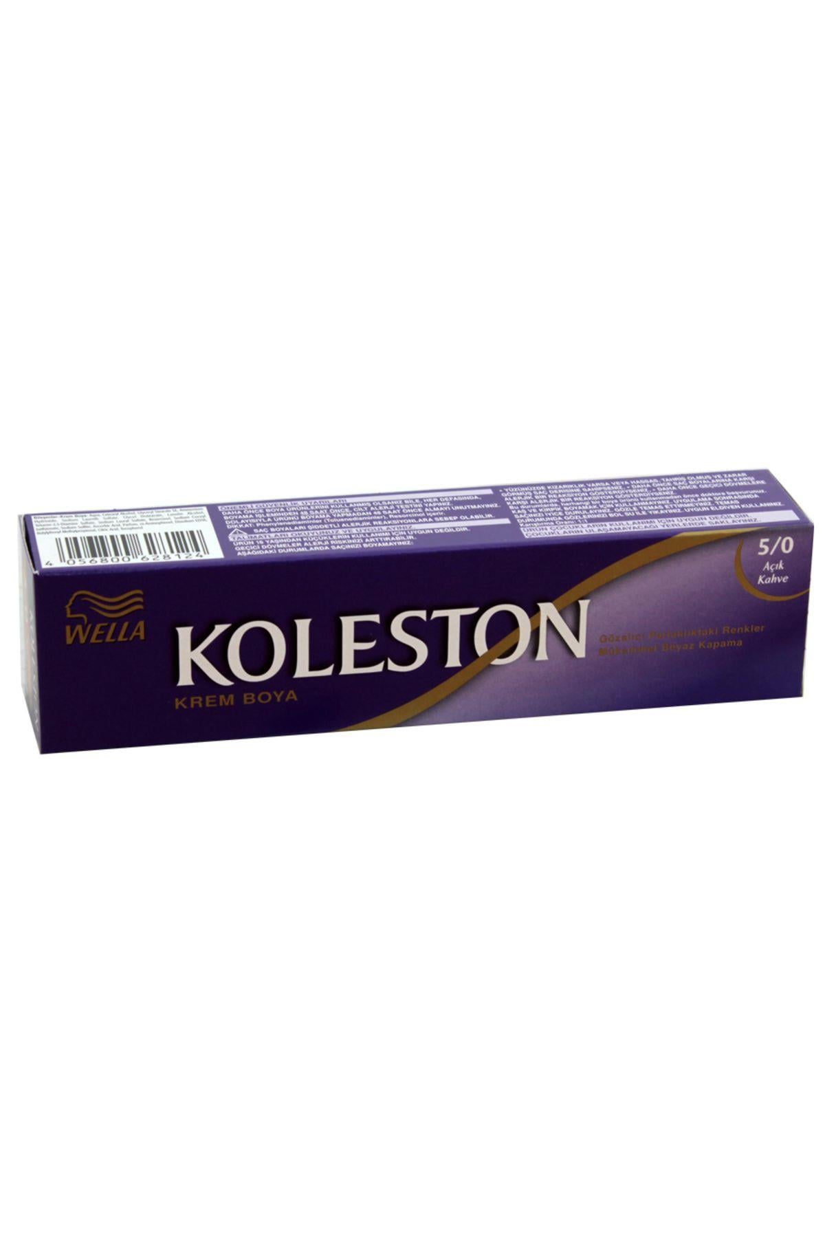 Wella Koleston Tüp Boya 5/0 Açık Kahve