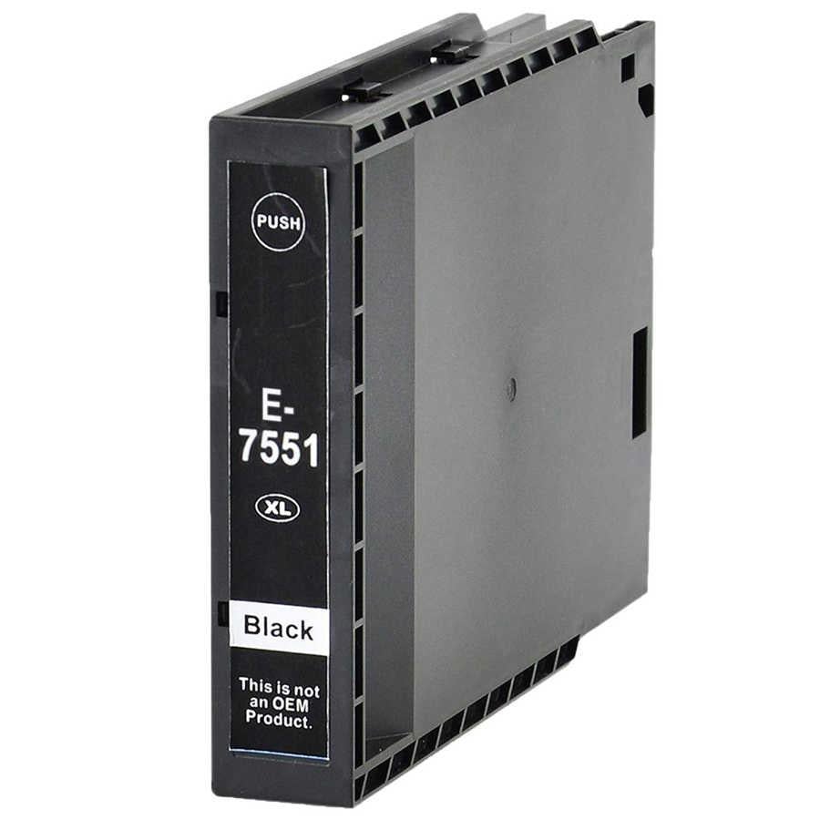 Epson T7551XL Siyah Kartuş Muadil
