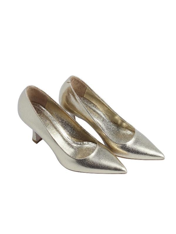 POLETTO  HAKİKİ DERİ ALTIN Ayakkabı Stiletto 9839 25 V9