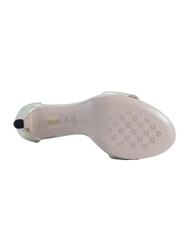 POLETTO  HAKİKİ DERİ ALTIN Sandalet Topuklu 319 213