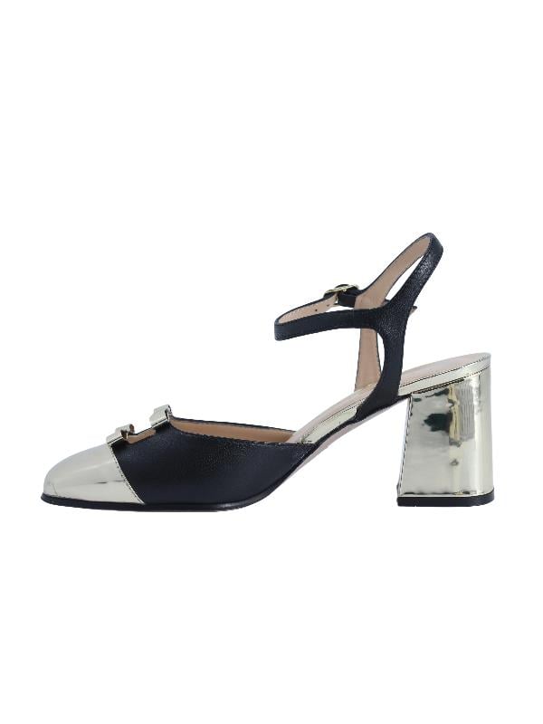 POLETTO  HAKİKİ DERİ ALTIN-SIYAH Ayakkabı Günlük 230 34