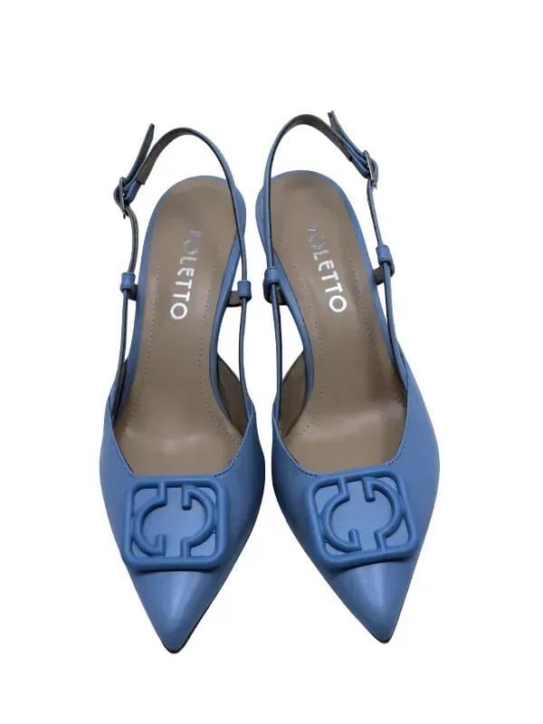 POLETTO  HAKİKİ DERİ BEBE MAVI Ayakkabı Stiletto 9841 10 V1