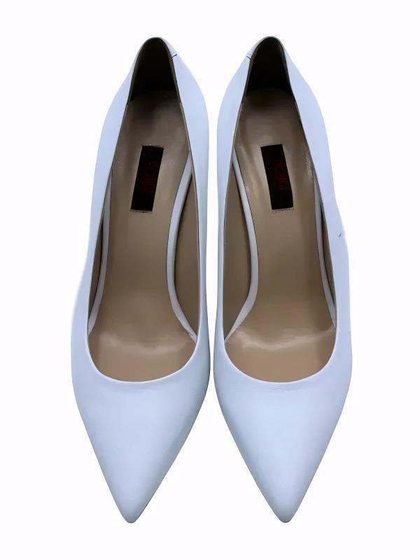 POLETTO  HAKİKİ DERİ BEYAZ Ayakkabı Stiletto 4924 02