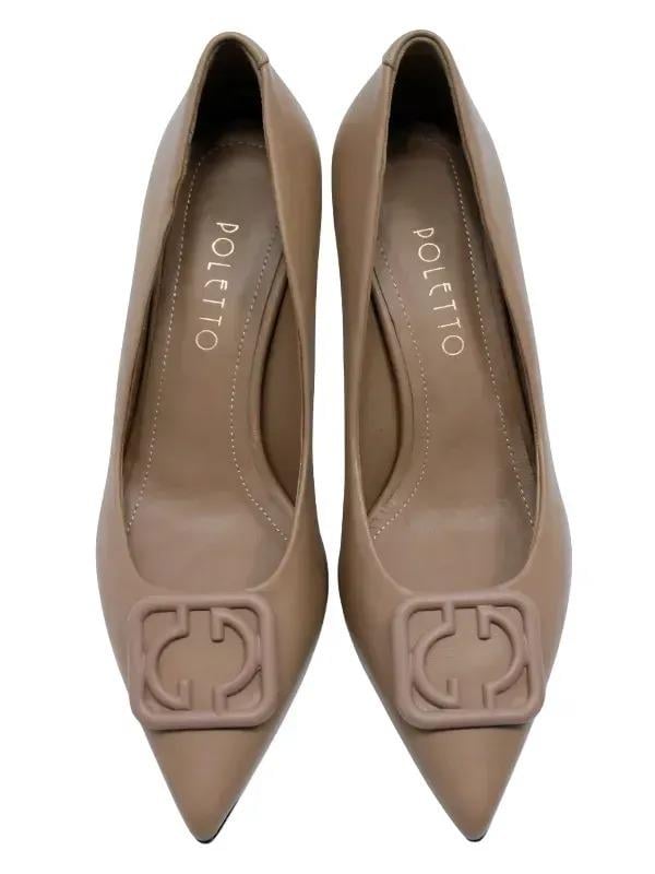 POLETTO  HAKİKİ DERİ BISKUVI Ayakkabı Stiletto 9841 41