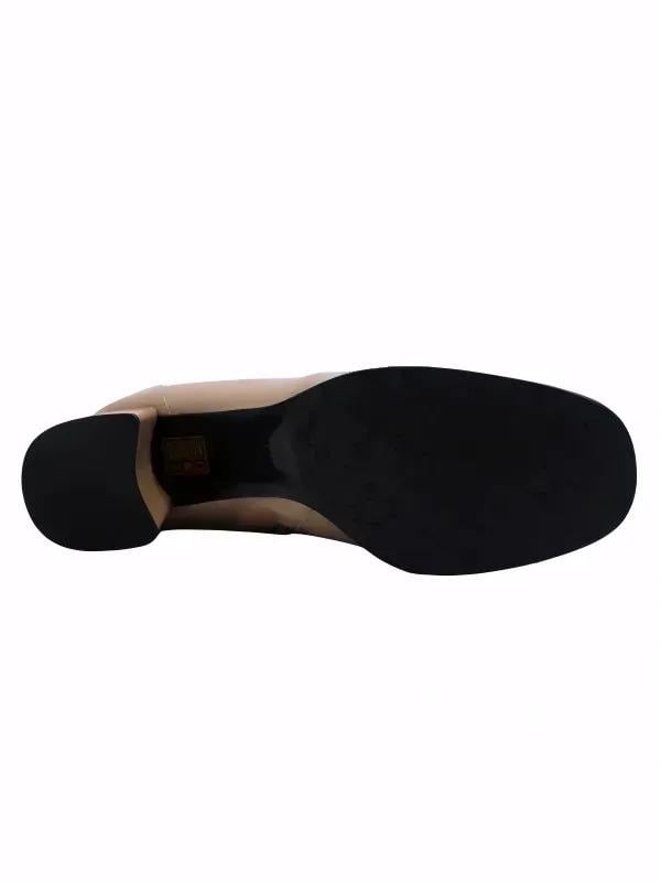 POLETTO  HAKİKİ DERİ BISKUVI-VIZON Bot Topuklu 7734 12 V2 S