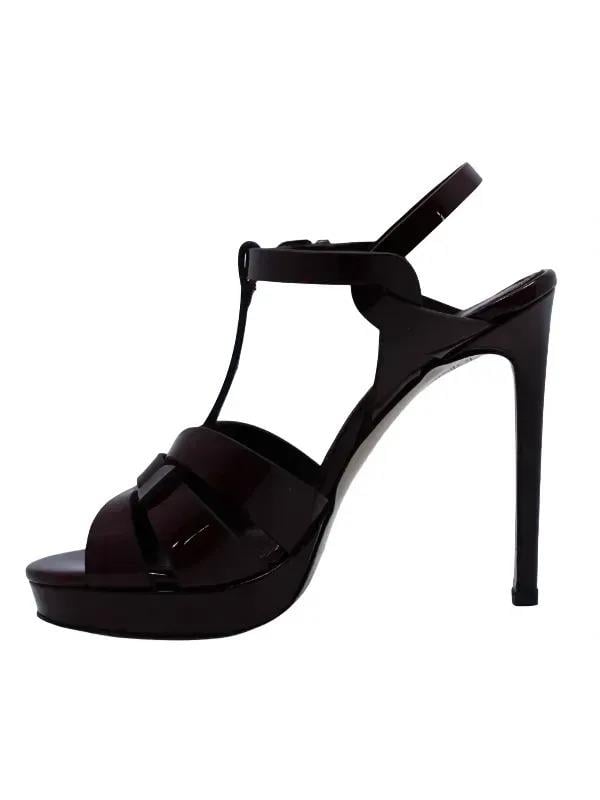 POLETTO  HAKİKİ DERİ BORDO Sandalet Topuklu 6564 210