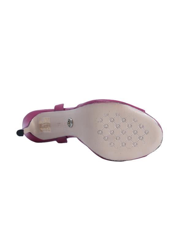 POLETTO  HAKİKİ DERİ FUSYA Sandalet Topuklu 6564 204 V1