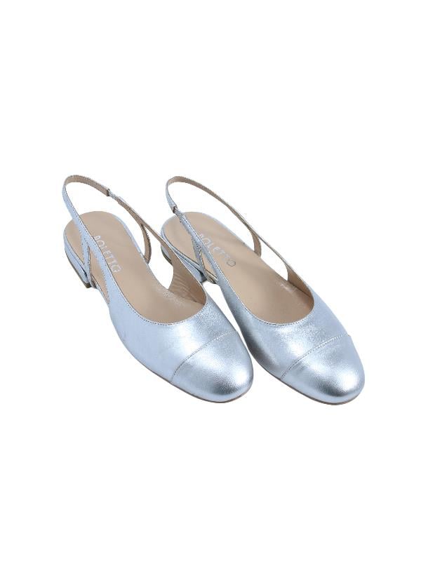 POLETTO  HAKİKİ DERİ GUMUS Babet Kapalı 279 27 V1