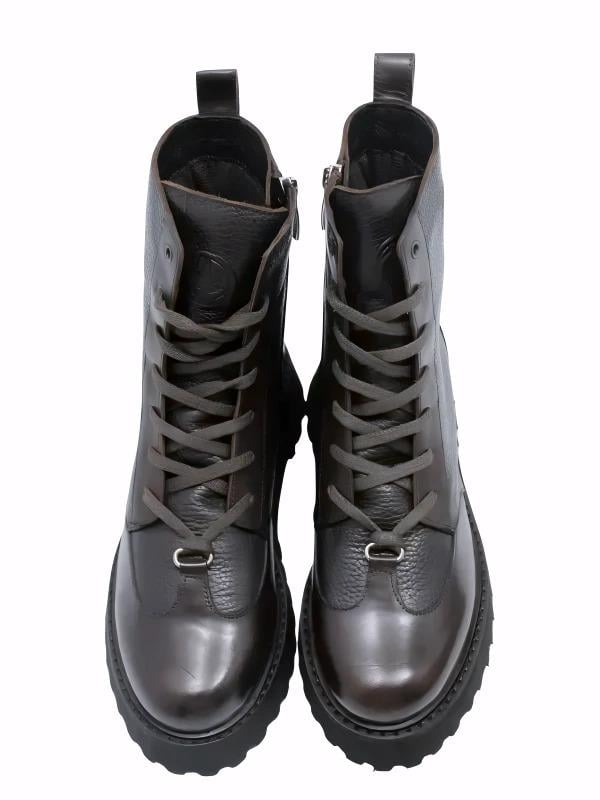 POLETTO  HAKİKİ DERİ KAHVE Bot Düz  6574 17 BFL S