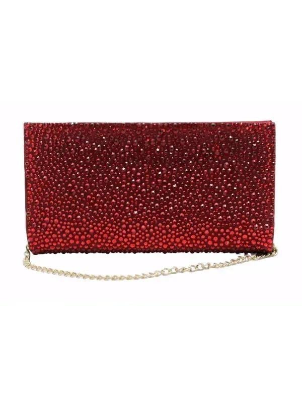 POLETTO  HAKİKİ DERİ KIRMIZI Çanta Gece/Abiye CNT 671